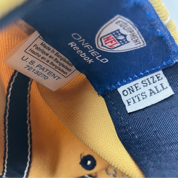 ☀️ Reebok St. Louis Rams NFL Football Dad Gold/Gray Y2K Vintage - Picture 9 of 9